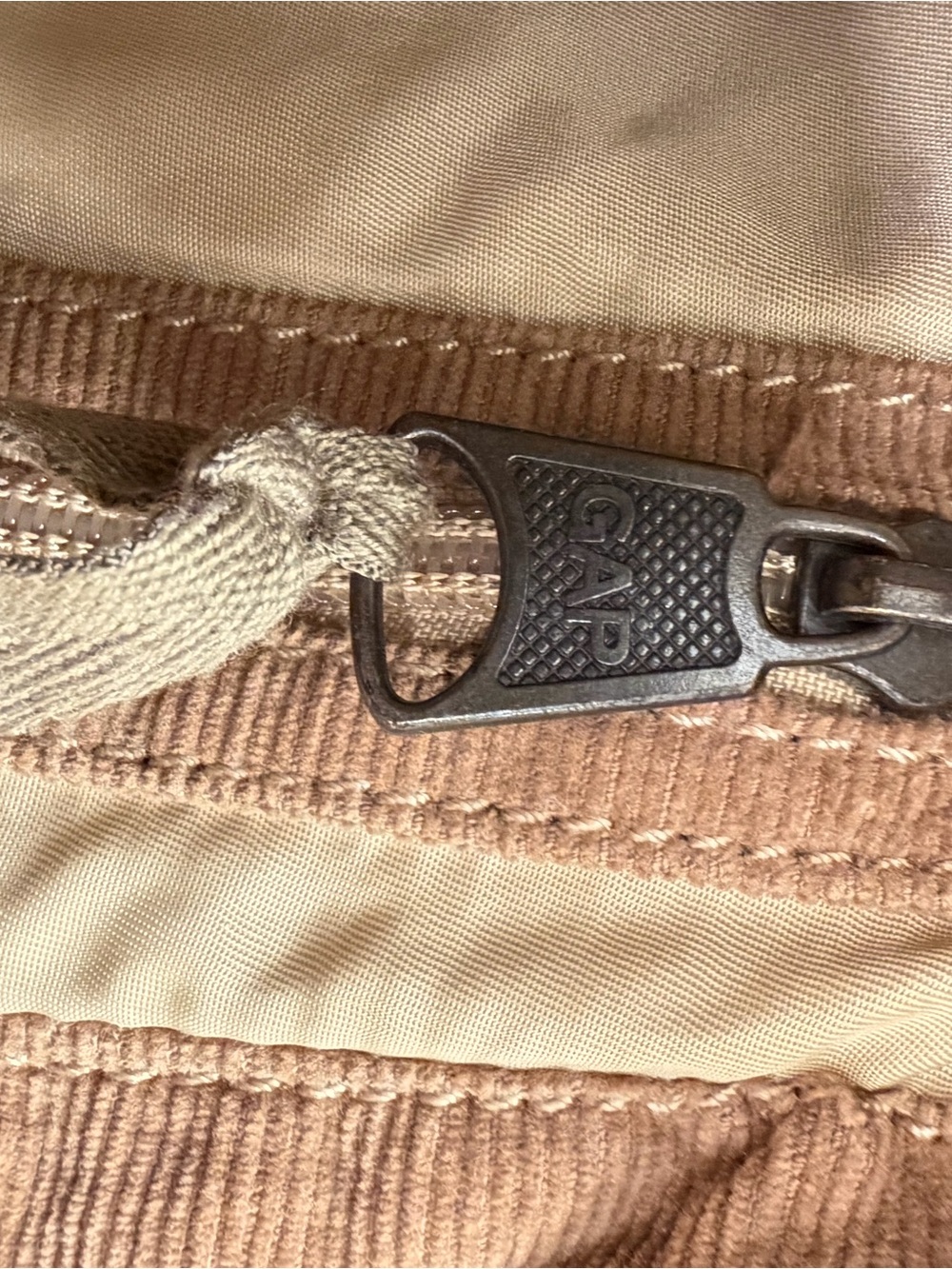 GAP Brown Canvas Shoulder Bag with Front Pocket - Picture 3 of 8